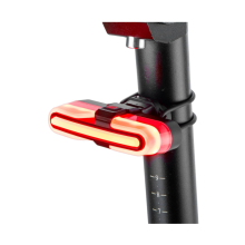 Bike Tail Light, Smart Bicycle Tail Light with Brake Sensing, Waterproof Rear Bike Light, USB Rechargeable Bike Lights(Black)