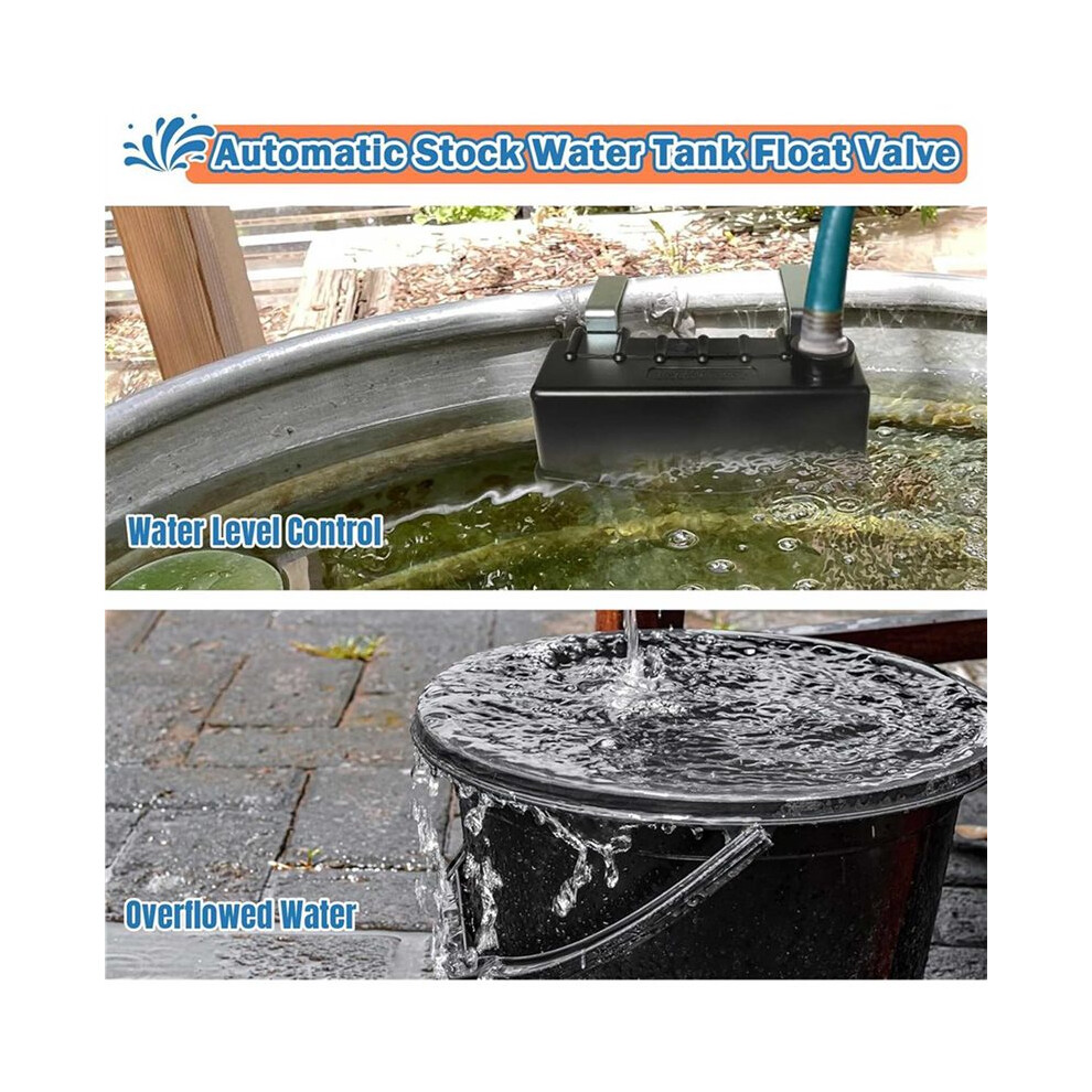 Photos - Other for Repair 2X Autofill Water Trough Float Valve for Livestock, Cattle, Horses - Fits Standard 3/4 Inch Hose
