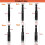 6Pcs Hollow Punch Set Drill Bits -Leather Hole Punch Tool Flexible Drill Bit Extension Hexagonal Handle Drill Bit Set 7