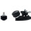 Roller Skate Base Four-Wheel Two-Row Roller Skate Bracket Skateboard Base Bottom Plate Black 4