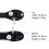 Roller Skate Base Four-Wheel Two-Row Roller Skate Bracket Skateboard Base Bottom Plate Black 6