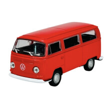 WELLY 1972 VW VOLKSWAGEN BUS T2 RED 1:34 NEW METAL MODEL