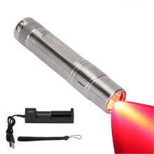 Bærbar infrarød terapilampe LED 630nm 660nm 850nm dyp rød lysterapienhet maskin for smertelindring muskelavslapning (YMMR)