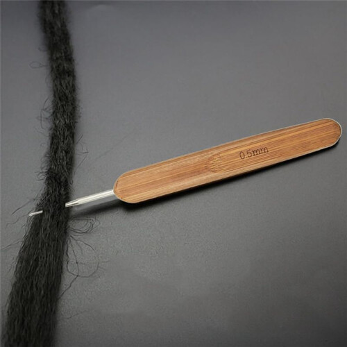 10PCS Dreadlock Crochet Hook Tool, Dreadlocks Crochet Hooks para Cabelo Madeira, Dreadlock Crochet Hook Tool 2
