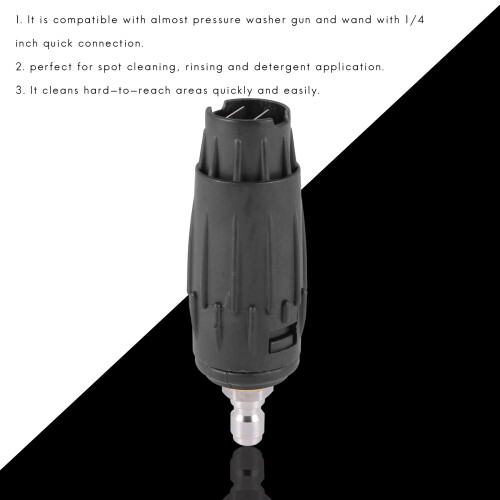 Adjustable Pressure Washer Nozzle Tips, Variable Spray Pattern, 1/4 Inch Quick Connect Plug, 3000 PSI 1