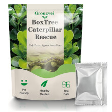 Grouzvei Box Tree Caterpillar Treatment -10 x 5g Packs, 300 Total Coverage - Individually Wrapped,Safe for Bees & Birds, Supports Healthy Buxus Hed