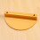 8Pack Champagne Gold Drawer Pulls,2.5 Inch Half Moon Cabinet Drawer Pulls Kitchen Handles, Modern Cabinet Hardware Pulls 8