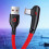 Câble de chargement USB portable vers type C avec-1,5m Rouge 2