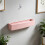 Wall Mounted Hanging Shoe Rack Perfect For Small-Pink 5