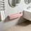 Wall Mounted Hanging Shoe Rack Perfect For Small-Pink 11