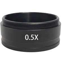 0.3X 0.5X 0.7X 2.0X Lente Objetiva Auxiliar Barlow Rosca M42mm para Lente Óptica C-Mount 120X 180X 200X 300X 500X B