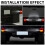 Pair High Brightness LED Trailer Tail Lights with-1 4