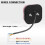 Pair High Brightness LED Trailer Tail Lights with-1 6