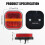Pair High Brightness LED Trailer Tail Lights with-1 7