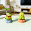 Frogs Cats Design Figurine For Tabletop Display Cartoon-Style3 6