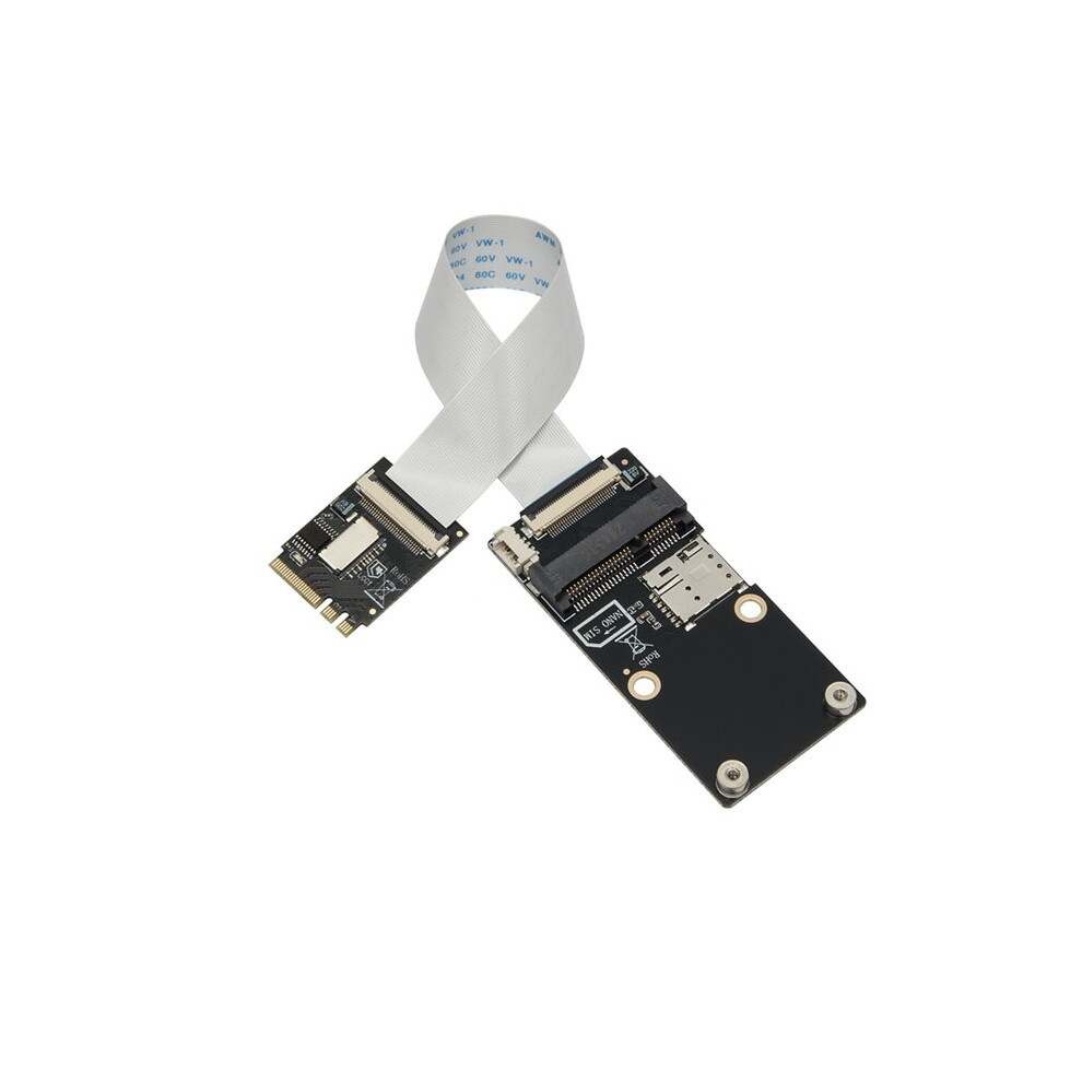 M.2 A+E Key To Pcie 3G/4G Network Module + Sim Card Slot Wifi Network Card Adapter With Tf Slot Not Support Cnvi 4711337587428
