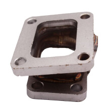 T3 to T4 Turbo Exhaust Manifold Adapter Flange Metal Conversion Fitting for Car or Truck Turbo Installation
