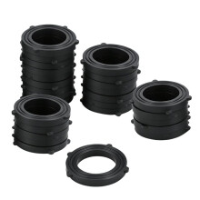 50 Pack Garden Hose Washers, Black Rubber Leak Proof, Fits All Standard 3/4 Inch Garden Hoses and Faucet Fittings