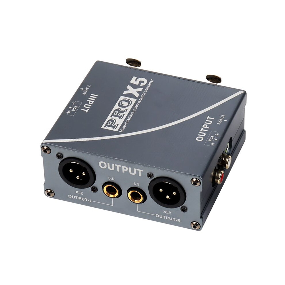 Multi-Purpose For-Rca 3Pin Xlr 6.5Mm 3.5 Mm Aux Ground Loop Noise Isolation Direct Box Audio Isolator For Audio System 4712109679907