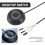 Computer Desktop  1.8m PC Motherboard External Start Power LED Light Button Extension Cable Round Startup  A 1