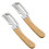 2 Pack Multi-Functional Vegetable Peeler, Multi Functional Wooden Handle Peeler and Bottle Opener, Kitchen Gadget 1