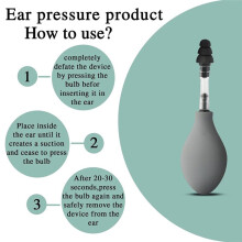 Ear Pressure Tool Portable Ear Pressure Relief Suction Device Ear Pressure Relief Tool for Headache Vertigo Travel