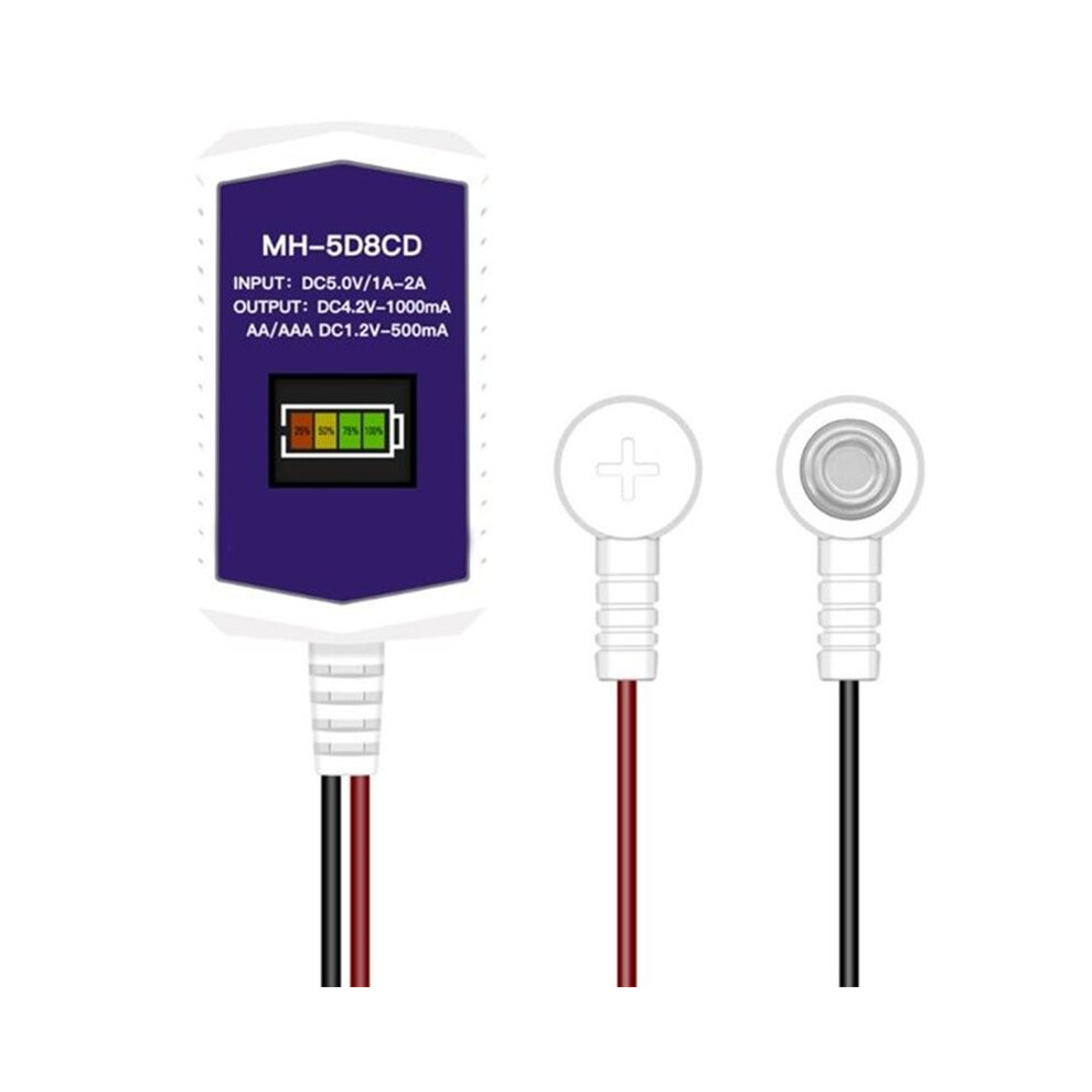 Usb Charging Cable For 18650 21700 Batteries 1.2V Nimh Battery Featuring Intelligent Overcharge Protections 4713534823507