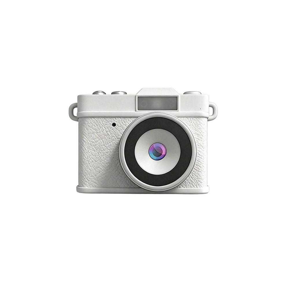 Digital Camera 0.96Inch Ips Flip Selfie Screen Retro Ccd Miniature Thumb 1080P Video Recorder Student Camera White 4712551337424