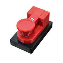 Portable Manual CW Morse Key Adjustable Contact Space Amateur Radio Morse Code Key Telegraph Training Key A