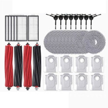 Replacement Parts for P10S Pro Roller Brush Filter Dust Bag Mop for P10S Pro Parts Vacuum Parts