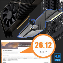 1Pc PCIE Card Extension Cable 4.0 Full Speed Card Extension AI Test PCIEX16 Interface Extension Cable
