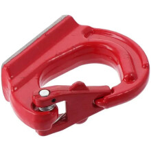 2T G80 Anchor Hook Red 4400lbs Capacity Heavy Duty Lifting Hook Safe Welding Hook