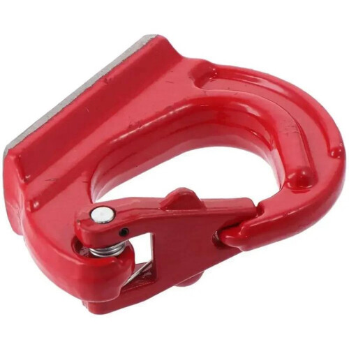2T G80 Anchor Hook Red 4400lbs Capacity Heavy Duty Lifting Hook Safe Welding Hook