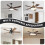Ceiling Fan Remote Control Kit 6-Speed Adjustable Ceiling Fan Remote Replacement for Home Bedroom 1