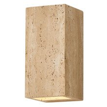 Gele Travertin Stenen Wandlamp voor Moderne Binnen- en Buitenverlichting