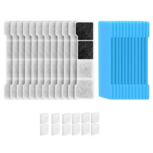 Pet Water Fountain Filter Replacement for SIBAYS/Kastty 4Gal/15L Stainless Steel Dog Water Fountain Filters 12+12+12