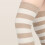 1 Pair Ergonomic Knee Support Sleeves Secures Fit-Apricot S 10