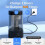 Automatic Electric Pencil Sharpener for 6-8mm Pencils,Supports Triangular Round Pencils,Compact Safe School Black 3