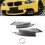 1Pair Car Front Left & Right Lower Bumper Splitter for  E90 E92 E93 M3 2006-2013 Front Lip Trim Protective Guard 1