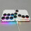 Flatbox Hitbox Arcade Fighting Game Encoder Controller Xinput/Dinput  Hitbox Console för NS/för PS3/för PS4 Svart Key 4