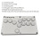 Flatbox Hitbox Arcade Fighting Game Encoder Controller Xinput/Dinput  Hitbox Console för NS/för PS3/för PS4 Svart Key 9