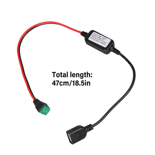 Protections multiples 12V 24V au câble de remplissage d'USB 5V 2