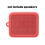 For  GO ESSENTIAL Silicone Case Cover Full Cover Replacement Thickened Protective Sleeve Accessories Red 3