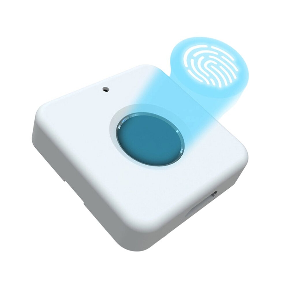 Biometric Fingerprint Lock, White Anti-Theft Drawer Lock, Keyless Fingerprint Security Furniture Door Lock 6033240913179