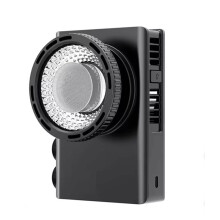 C01 100W COB Tragbare Aufhellleuchte für Videos mit Kondensorlinse, 2700K-6500K, Lüfter, Dauerlicht, LED-Studioleuchte