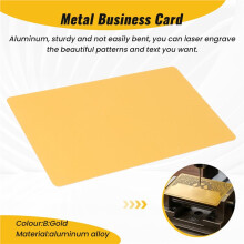 100 Stuks Metalen Graveerbare Kleuren Aluminium Platen Lasergraveer Visitekaartjes Multifunctionele Graveer DIY Cadeau B