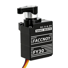 Aluminium Digitalservo mit Servo-Saver Metallgetriebe Gebürstet für 1/30 für Axial SCX30 RC Crawler Upgrade-Teile