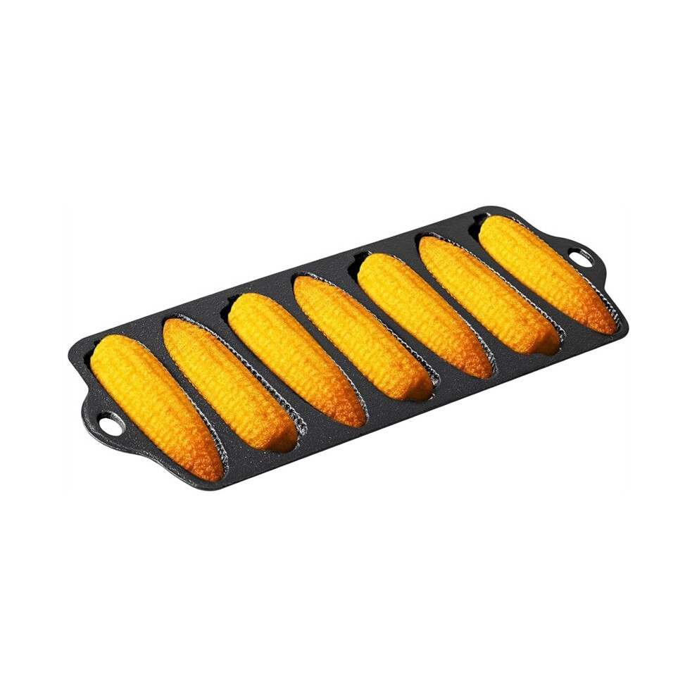 Cast Iron Corn Cob Pot, Suitable For 7-Hole Corn Bread Molds For Ovens, Stoves, Grills, And Bonfire Baking 4711158048160