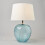 Litecraft Nina Ripple Glass Table Lamp - Blue 4