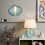 Litecraft Nina Ripple Glass Table Lamp - Blue 3